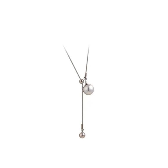 GOLICC long adjustable pearl pendant - Picture 4 of 5